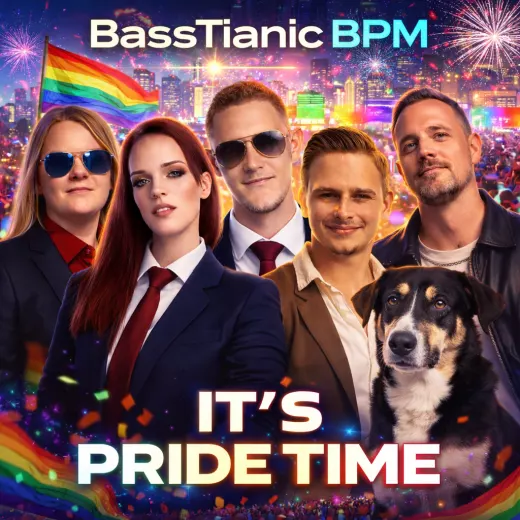 Official cover artwork for It's Pride Time - EP