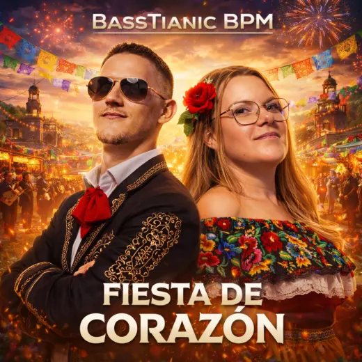 Official cover artwork for Fiesta de Corazón