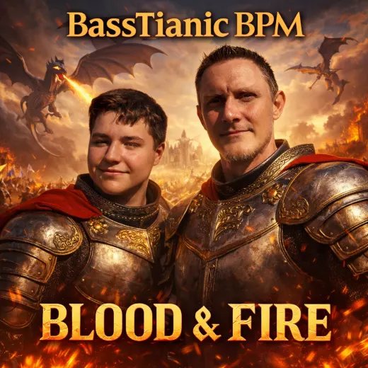 Official cover artwork for Blood and Fire - EP