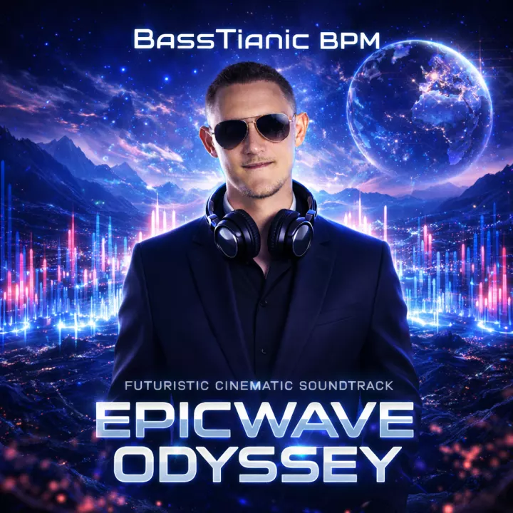 Cover artwork for Epicwave Odyssey (Futuristic Cinematic Soundtrack) - Album