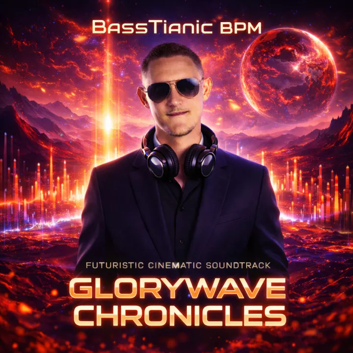 Cover artwork for Glorywave Chronicles (Futuristic Cinematic Soundtrack) - Album