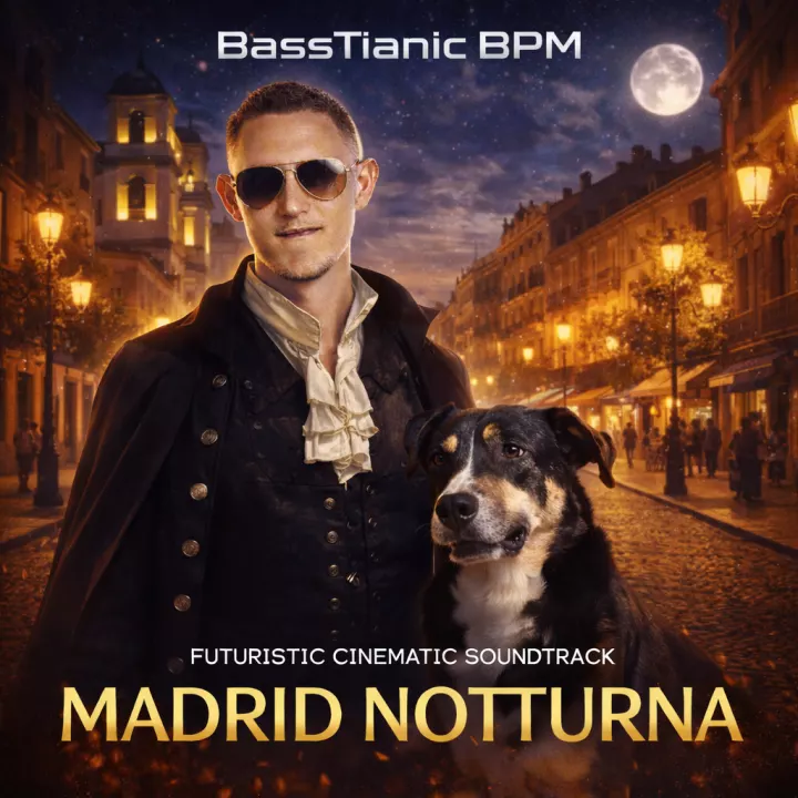 Cover artwork for Madrid Notturna (Futuristic Cinematic Soundtrack) - EP